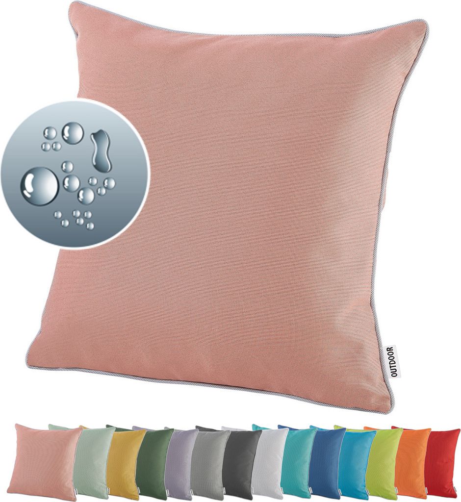 heimtexland ® OUTDOOR Lounge Dekokissen LOTUS EFFEKT 45x45 Produktbild 