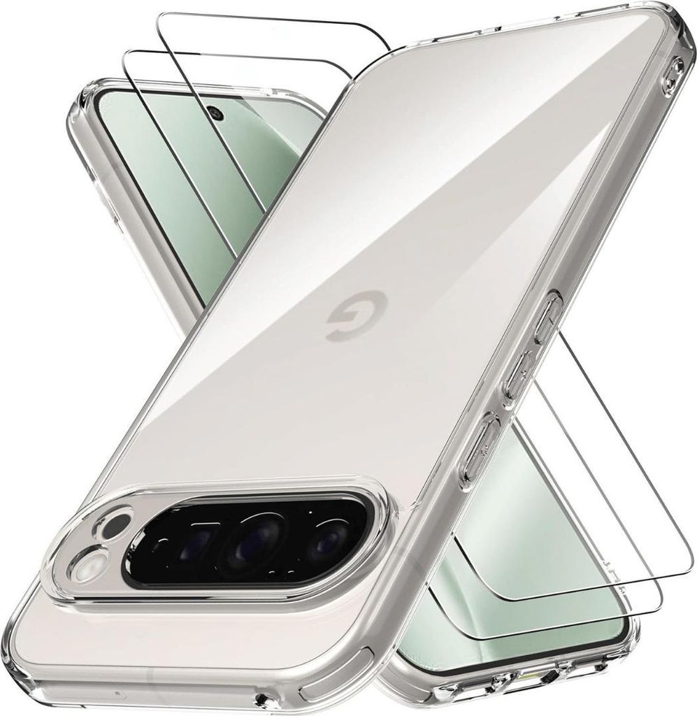 Hülle + 2X Schutzglas für Google Pixel 10 Pro XL Panzerfolie Display Screen Case 9H