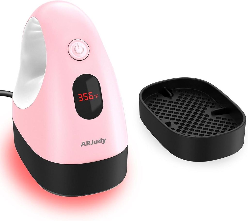 Mini-Heißpresse, tragbar, mit LED-Anzeige, 3 Temperaturstufen, isolierter Sicherheitsfuß, ideal für Bastelarbeiten, T-Shirts, Mützen und Vinyl-...
