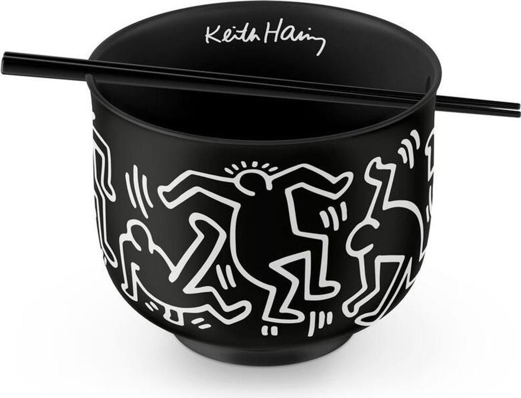 Keith Haring ramen bowl
