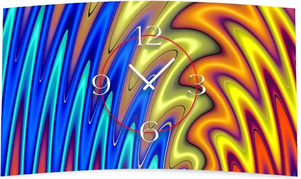Orologio da Parete Silenzioso DIXTIME 3D-0274 Art Design Colorato