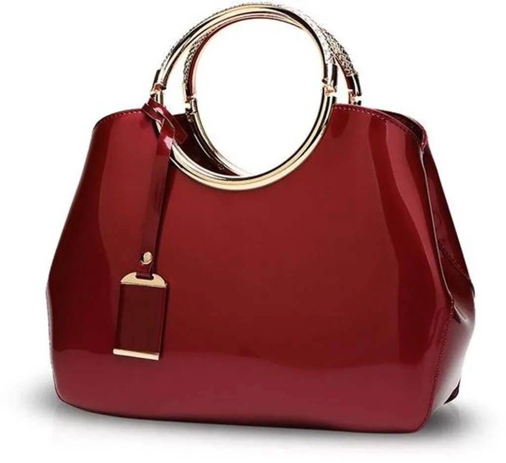 Pochette de sac à main imperméable rouge vin - Organiseur de sac élégant