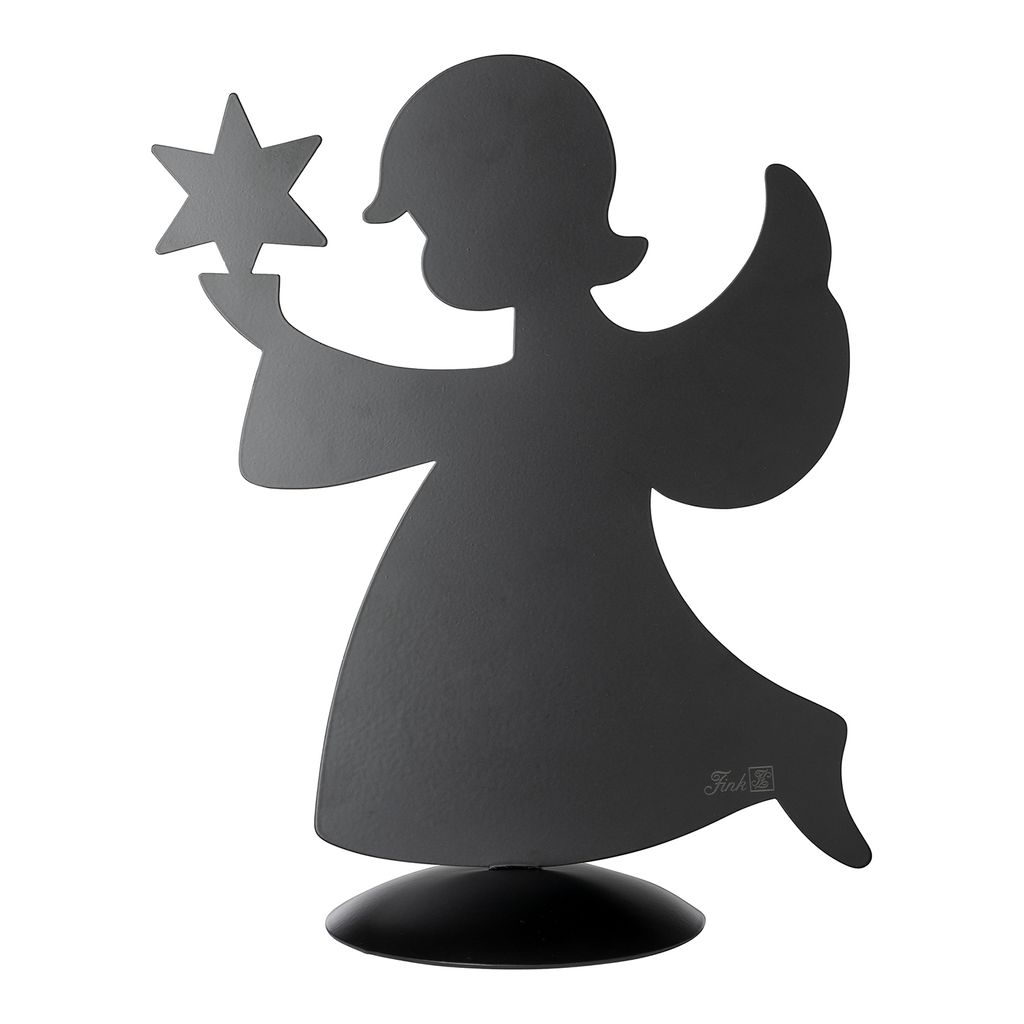 HOLYWORKER Figur - H.20cm - schwarz - Eisen - Wohnaccessoire - Deko