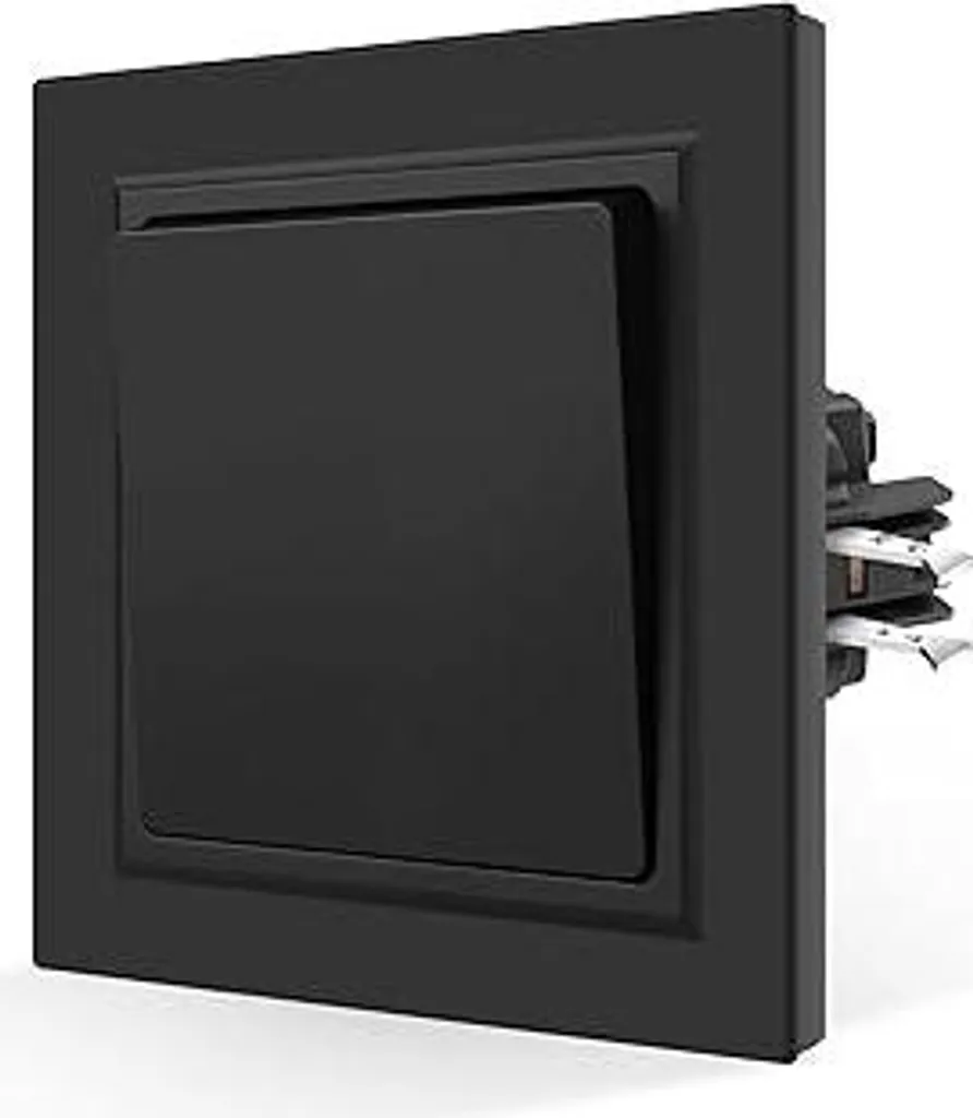 Interruttore CNBINGO Nero Soft-Touch: Il Top per la Tua Casa