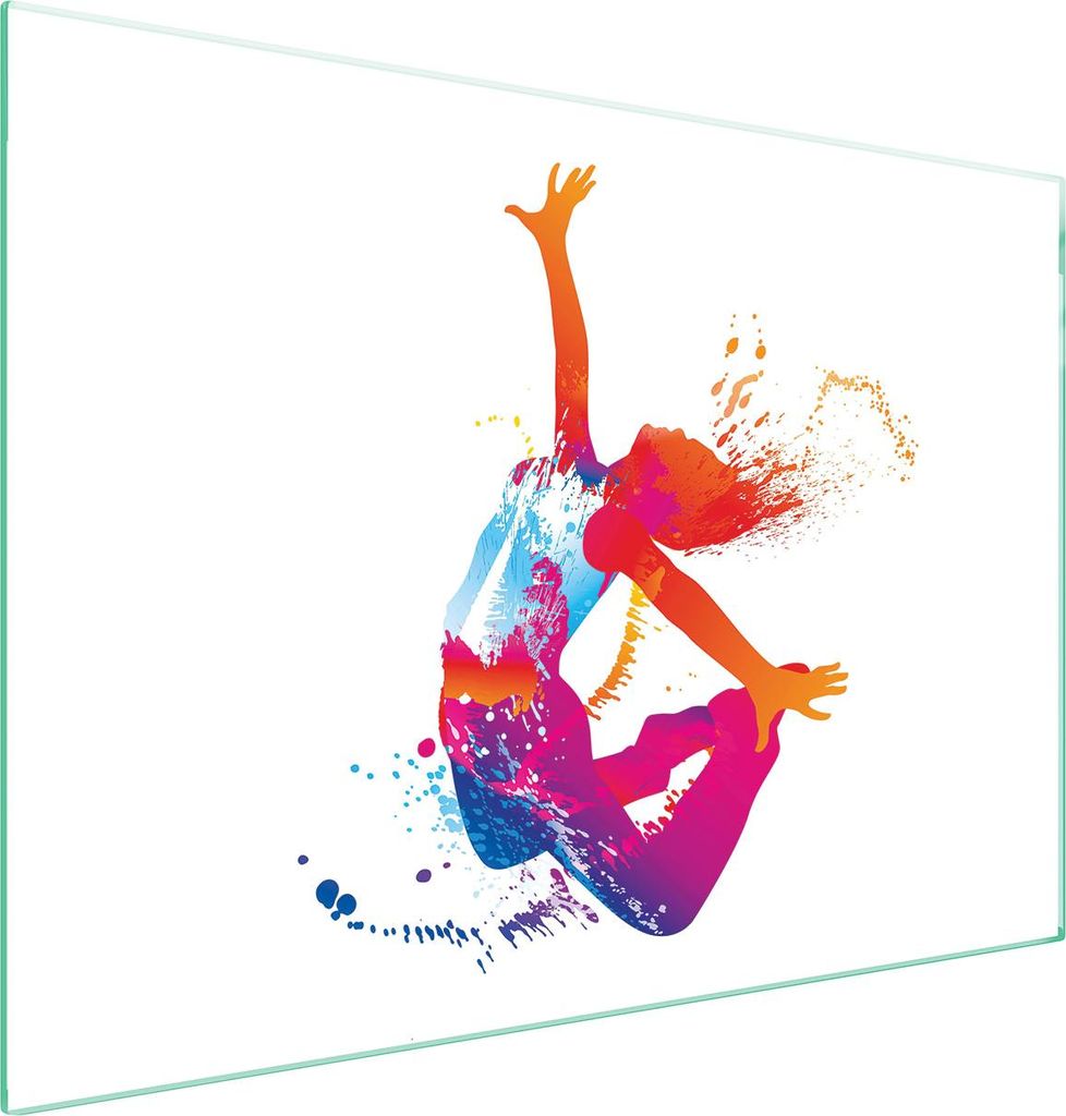 Glasschutzplatte Für Herd 70X52 Weiss