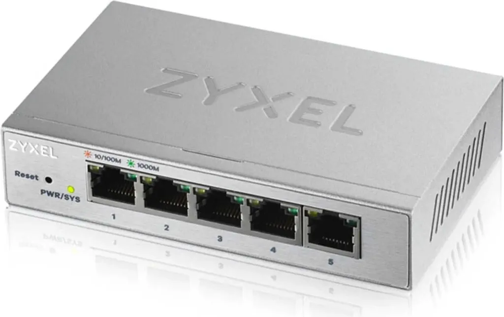 Zyxel GS1200-5 Switch Managed Gigabit 5 Porte Argento | Offerta Shop