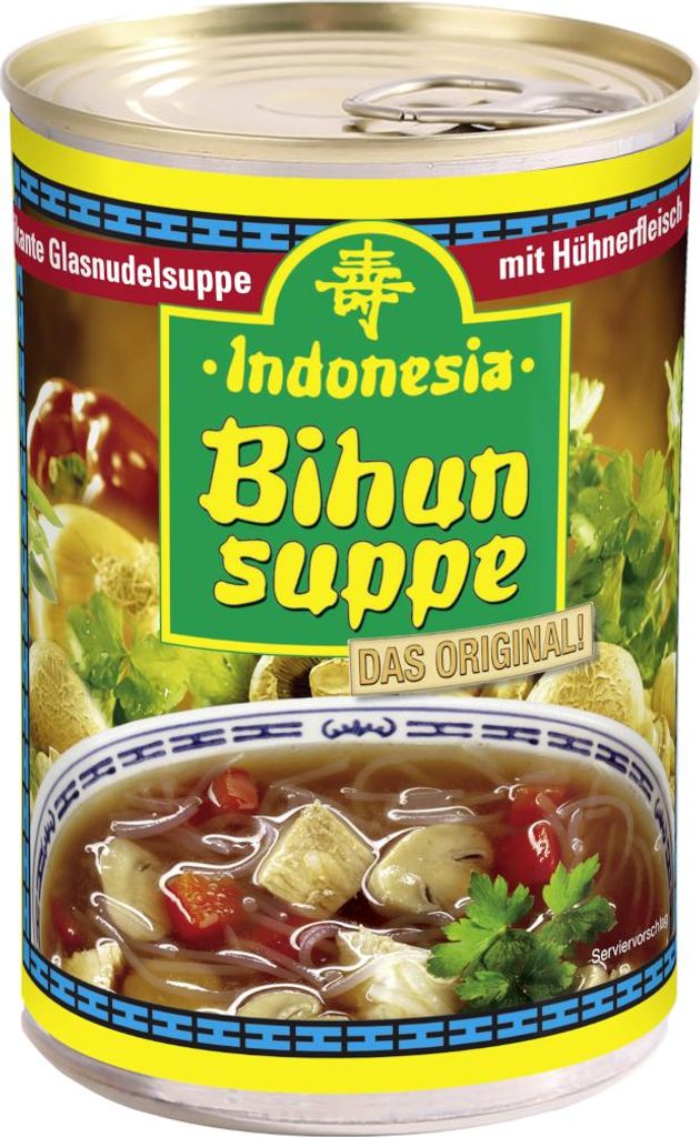 Dreistern Bihunsuppe Indonesia Skleněná nudlová polévka s Obrázek produktu 