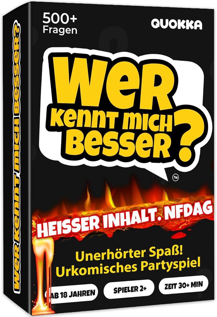 NSFW Party-Kartenspiel Für Erwachsene 18+ Lustiges Gesellschaftsspiel