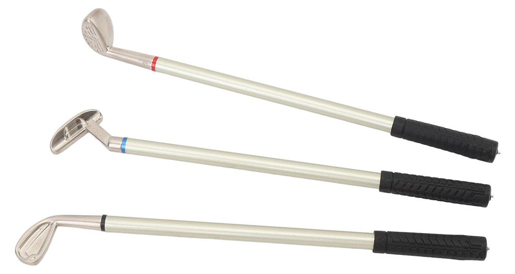 Golfers Pen Set Ergonomischer Griff Simulierter Mini-Tisch-Golfball-Kugelschreiber mit Putting Green