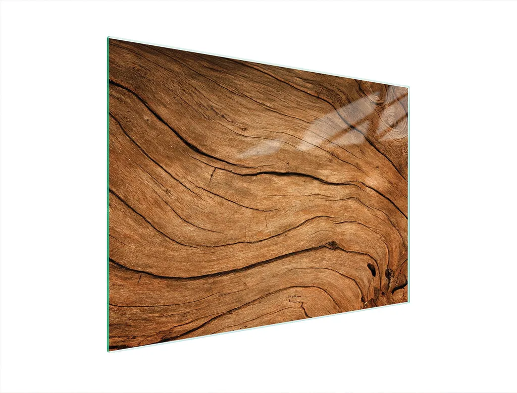 Tagliere Elegante in Vetro 40x30 Legno - Vassoio Portata Luxury