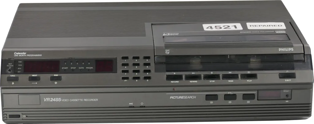 Magnétoscope V2000 Philips 2485 pour Numérisation Cassettes VCC