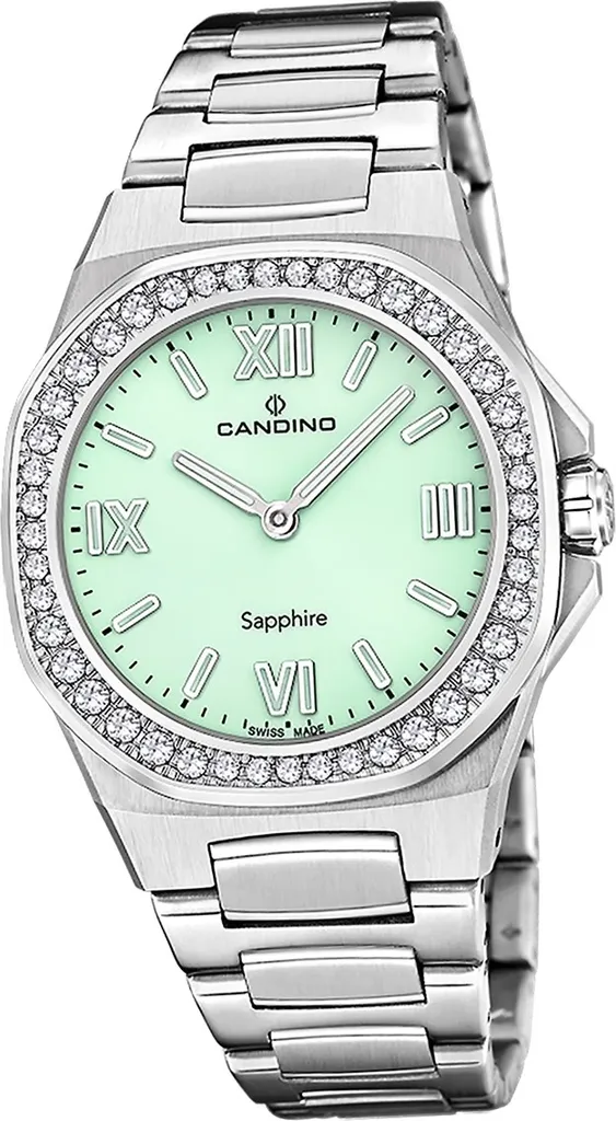 Montre de Soirée Femme Candino Argent - Accessoire Chic Acier Inoxydable
