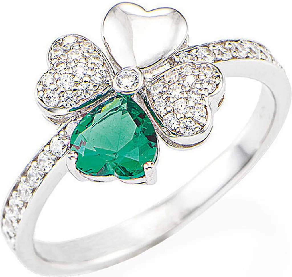 Anello Donna Amen Quadricuore Argento 925 Zirconi - Trend 2026