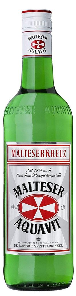 Maltský kříž Maltský akvavit s panákem v balení | 40 % obj. Obrázek produktu 