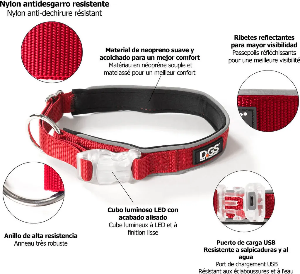 Recensione Collare Dog Gone Smart LED Rosso L - Outdoor e Avventura - 3