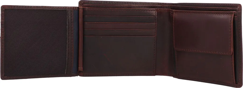 Portefeuille Bifold Roma Brun Leonhard Heyden pour Usage Quotidien - 8