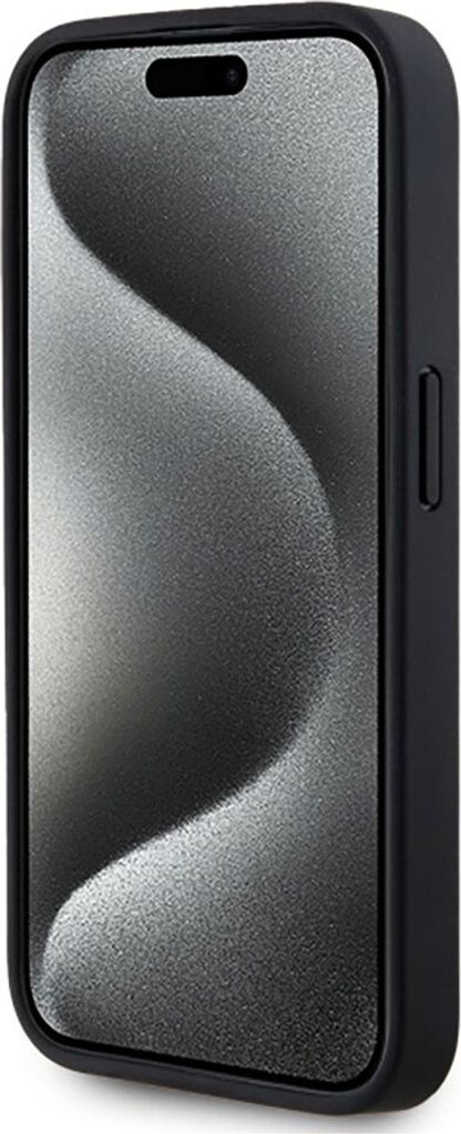 Karl Lagerfeld Metall-Logo-Monogramm-Leder MagSafe iPhone Produktbild 