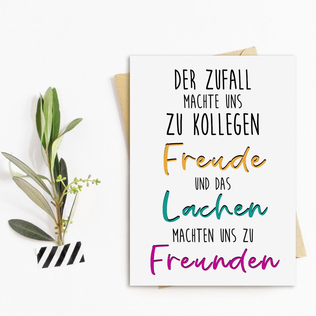 Postkarte KOLLEGEN Freunde Produktbild 4