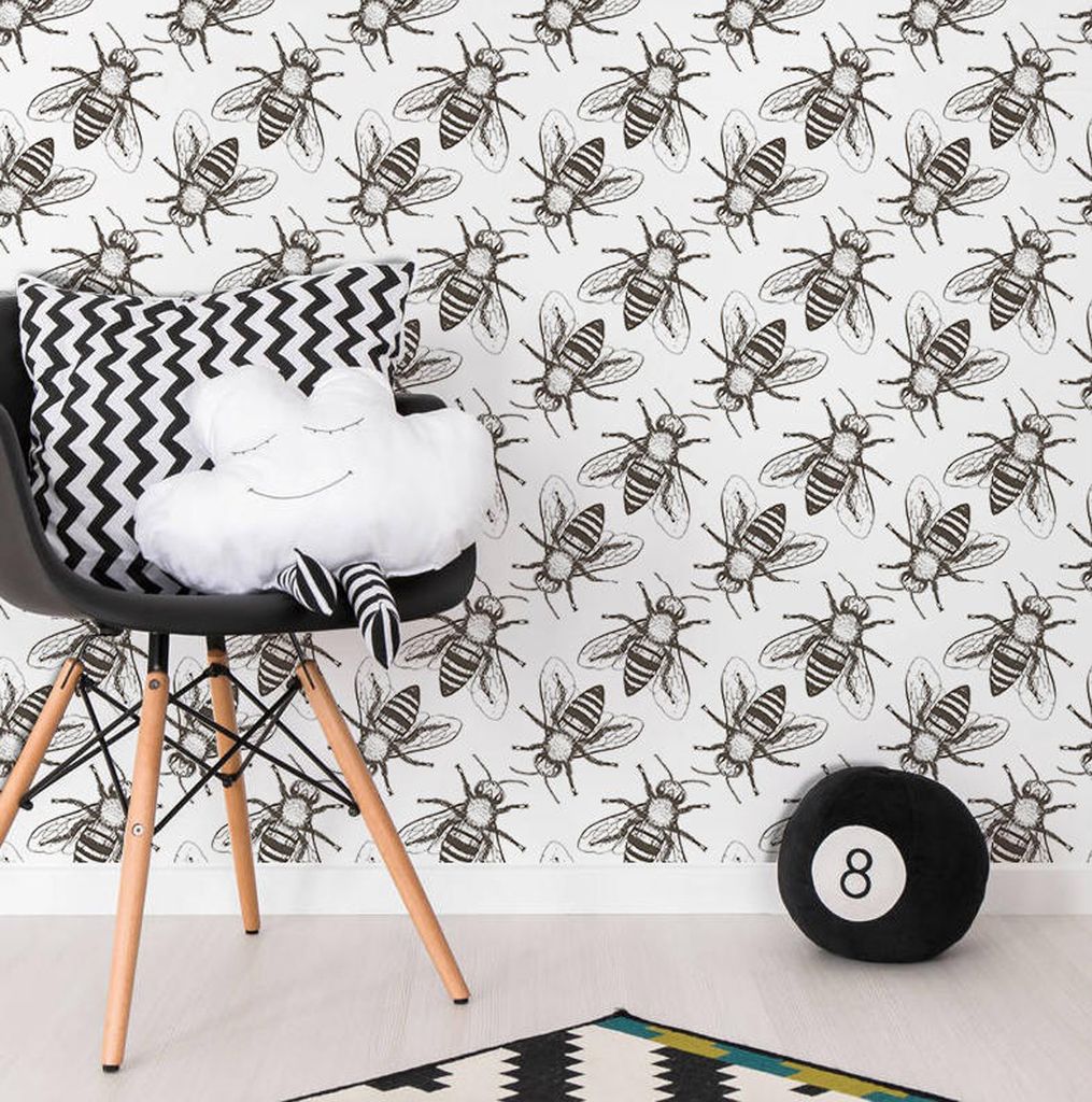 Coloray Fototapete 360x250 cm Vlies-Fototapete - Bienen