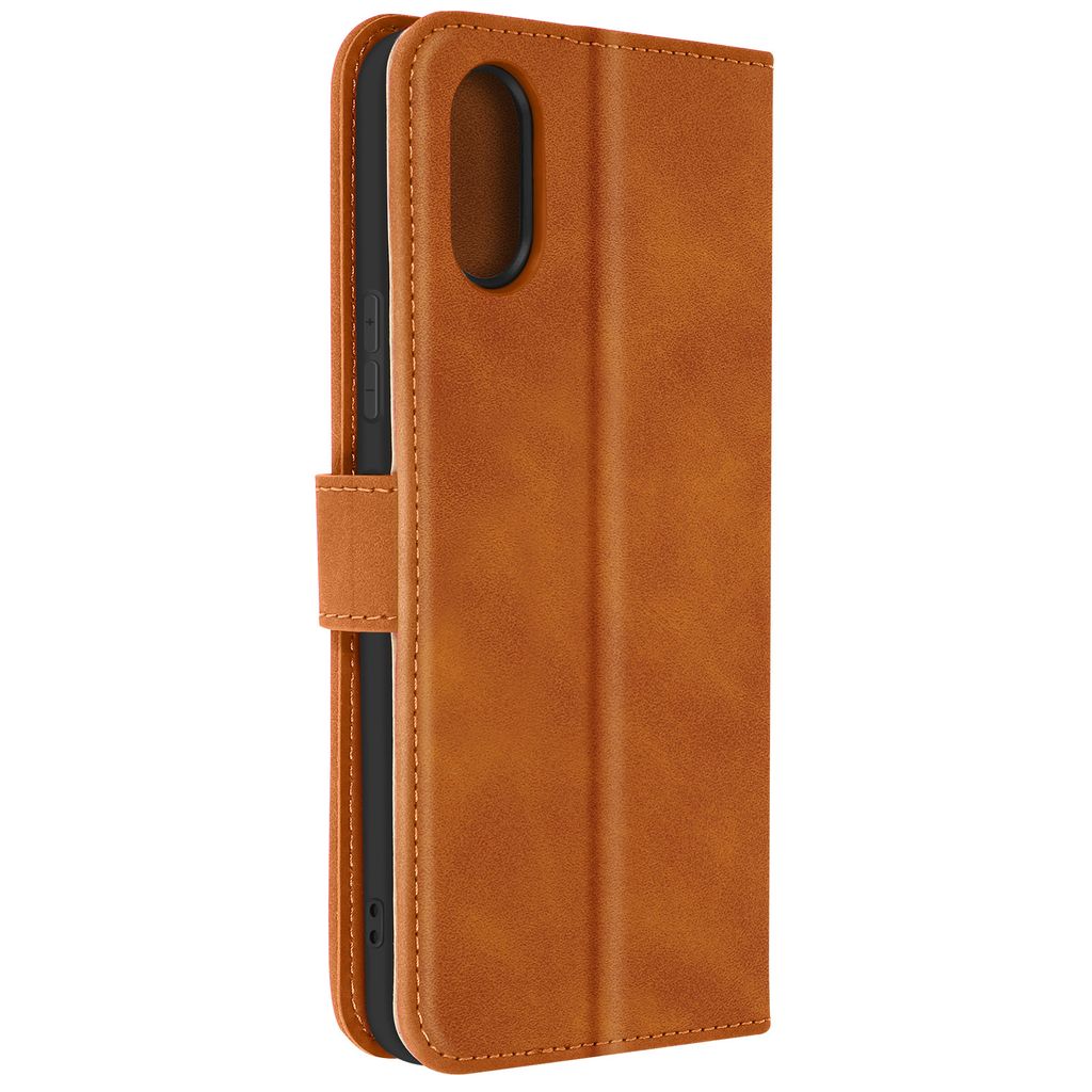 Avizar, Wallet Cover für Sony Xperia 10 VI, Camel