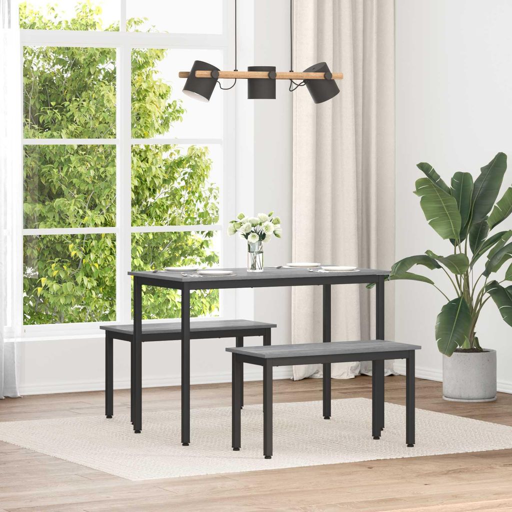 Bestmöbel Bank Graues Sonoma 80 x 35 x 45 cm Holzwerkstoff - Sitztruhen CC765996