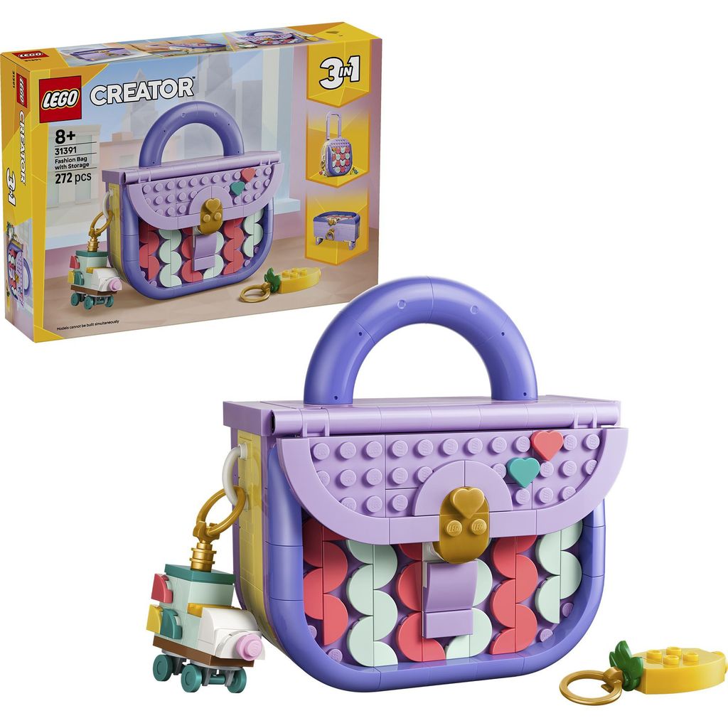 LEGO Creator 3-in-1-Set Modische Tasche mit Staufach - Produktbild 