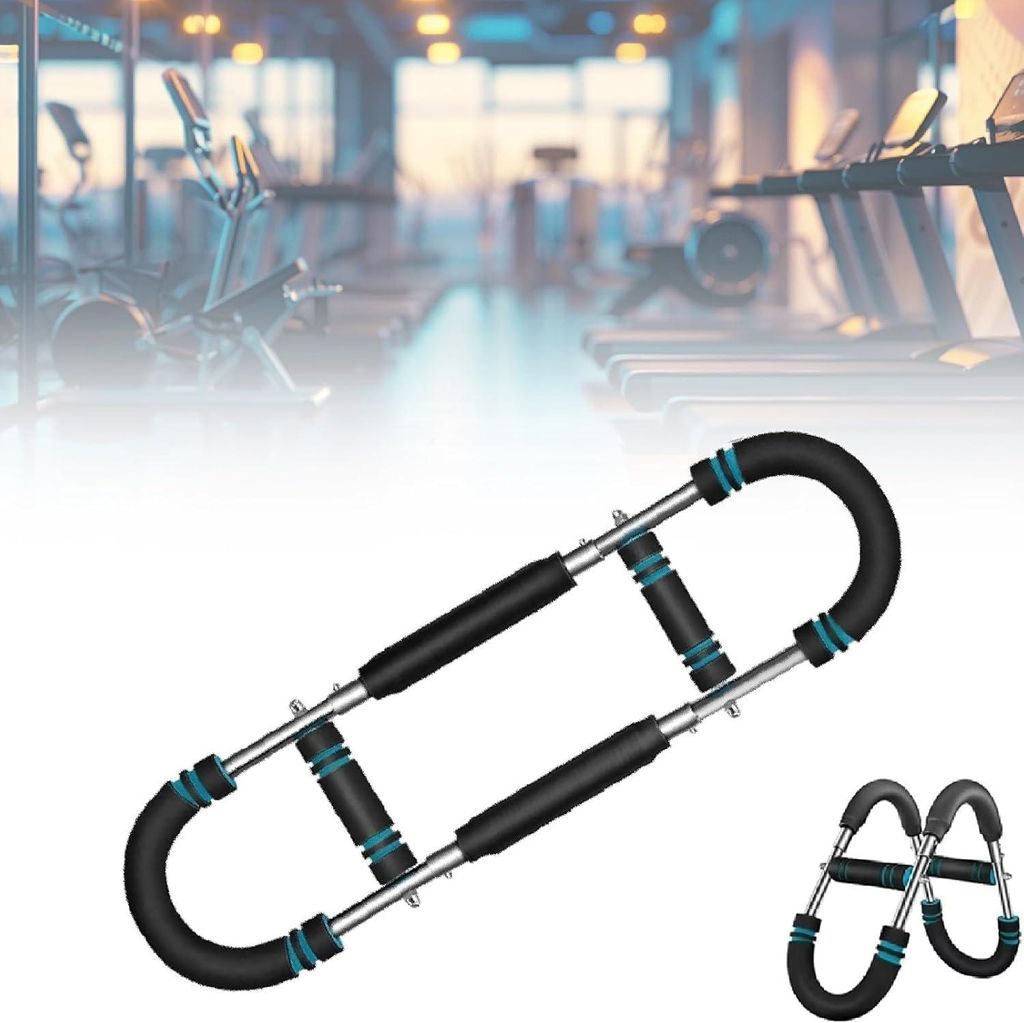 Twister Armtrainer, Verstellbares Brust Trainingsgerät(40 kg), Multifunktionales U-förmiges Armtrainer mit abnehmbarem Design für Zuhause Fitnes...