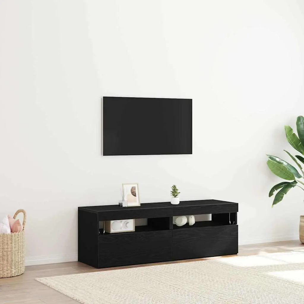 Mobile TV 2 pezzi Rovere Nero Maison Exclusive 60x35x40 cm | Offerta