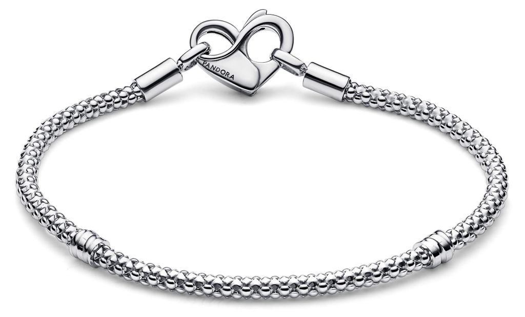 Bracciale da donna PANDORA con chiusura a cuore infinito in Immagine del prodotto 