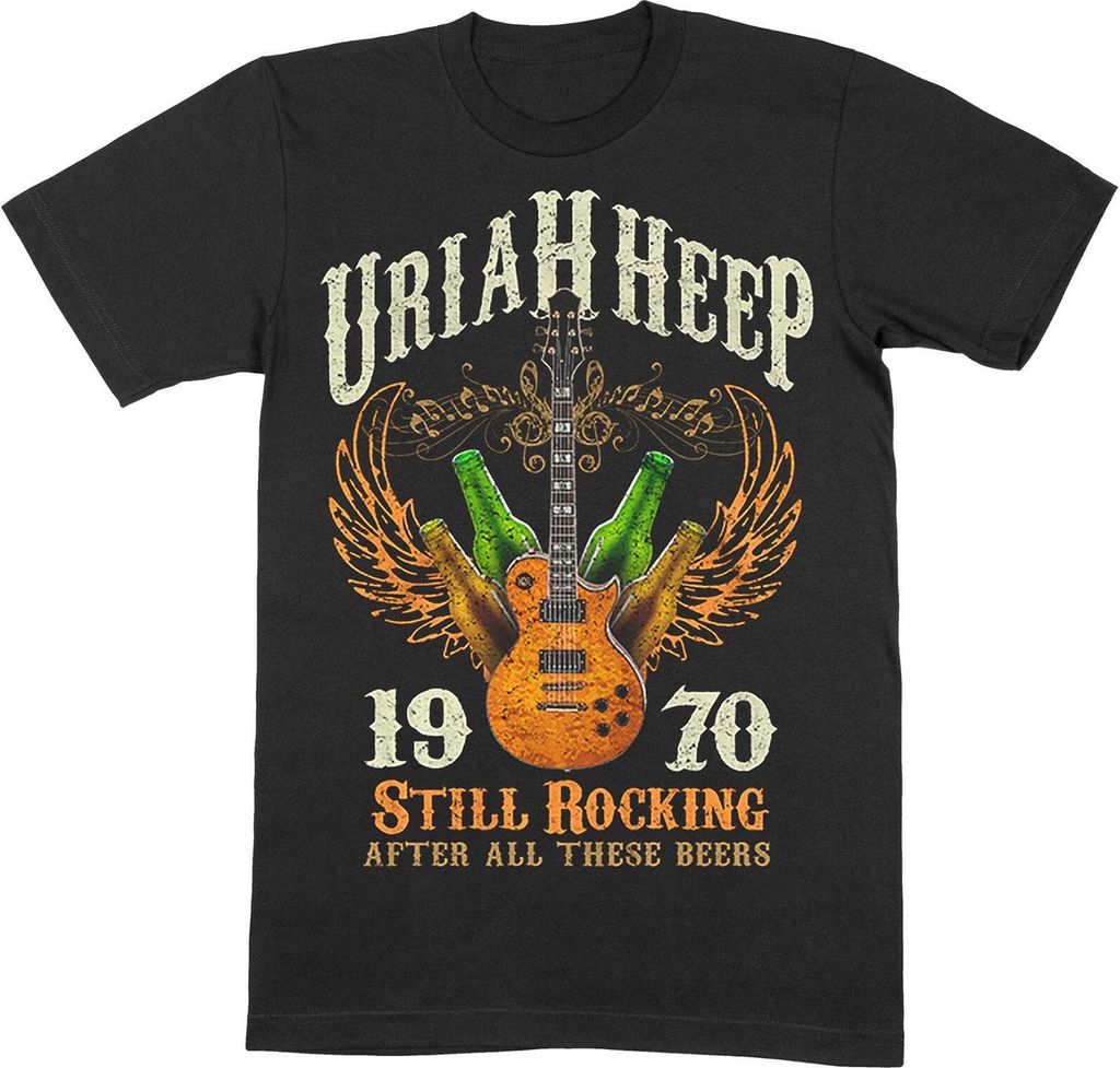 Uriah Heep - "Still Rocking" T-Shirt für Herren/Damen Uni RO8406 (S) (Schwarz)