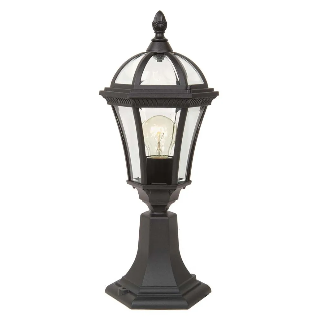 Anti-corrosion : Lampe sur pied Ledbury Garden Zone noire pour jardin