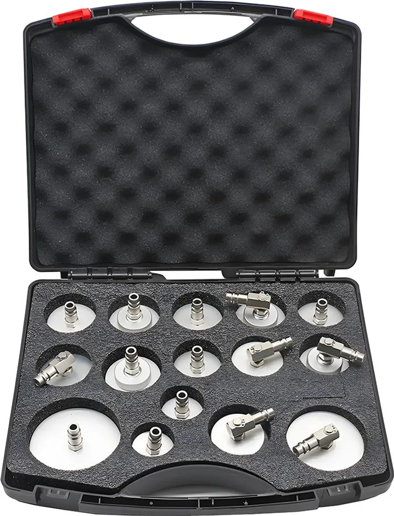 Kit adaptateurs de purge de freins 15 pièces alu - 3