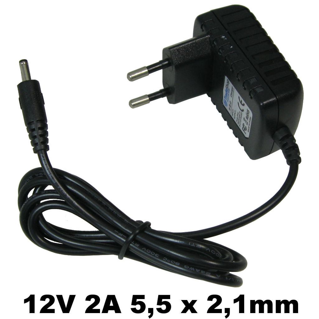 Adapter Schalt-Netzteil 12V 5,5x2,5mm Stecker Universal Netzgerät 12 Volt 