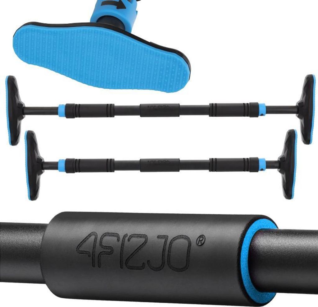 Ulltra Klimmzugstange schwarz und blau, Klimmzugstange mit Produktbild 