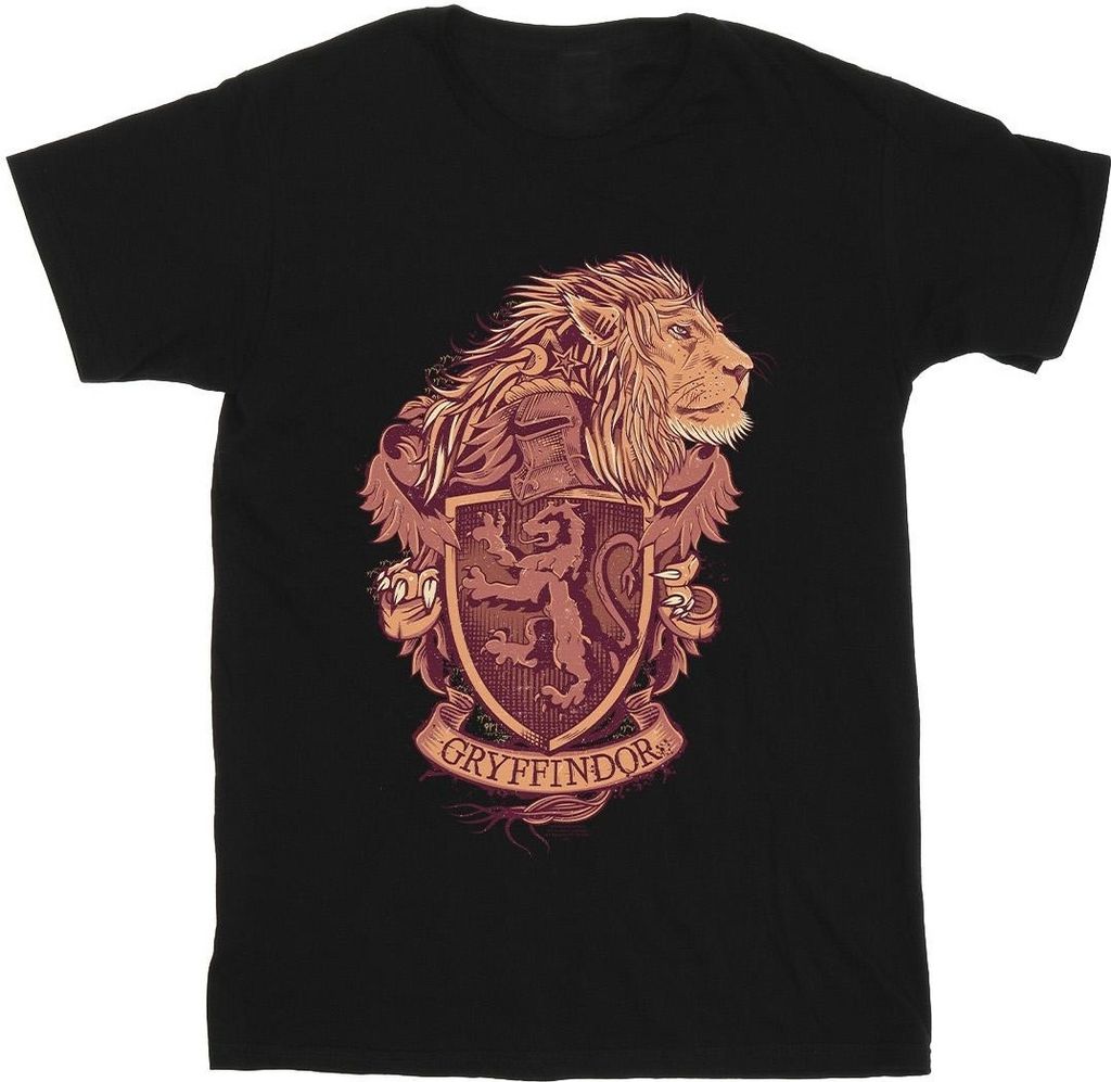 Harry Potter - "Gryffindor" T-Shirt für Jungen BI21244 (152-158) (Schwarz)
