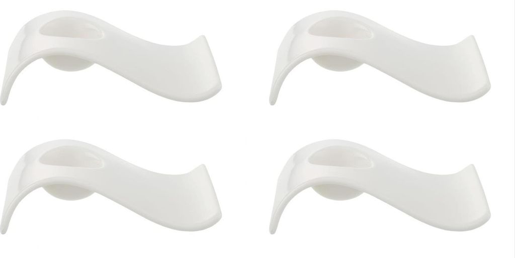 Villeroy & Boch NewWave 4er Set Eierbecher weiß Porzellan Produktbild 