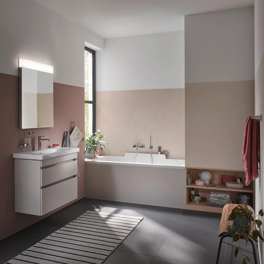Aménagement salle de bain : Pot à dents suspendu D-Code Duravit - 3
