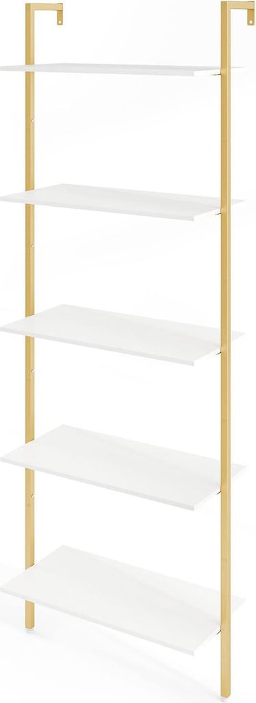 Libreria a scala a 5 ripiani, scaffale da terra con Immagine del prodotto 