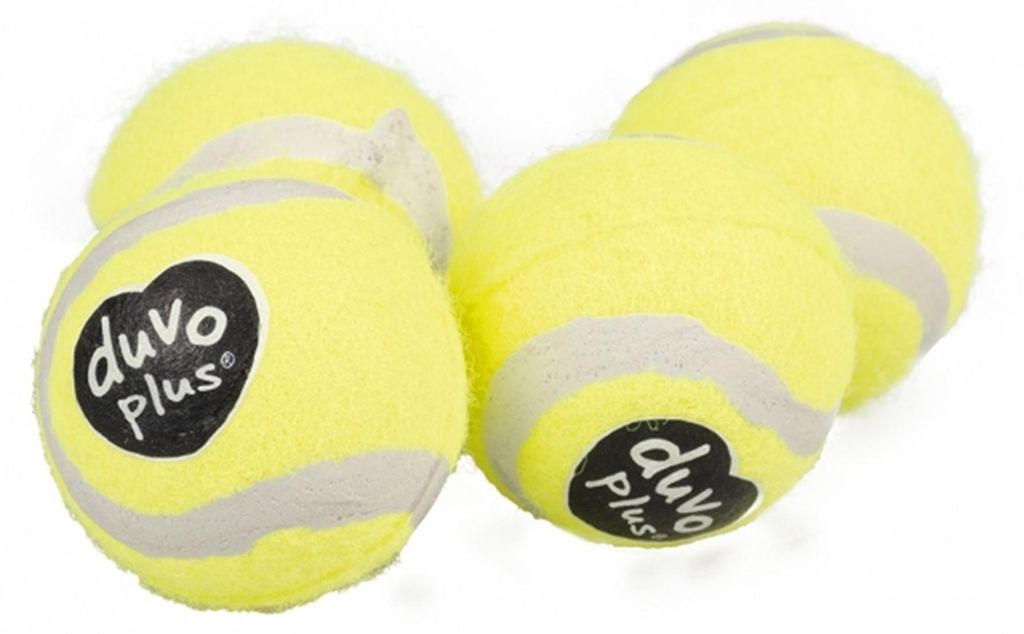 Duvo+ Hundespielzeug Tennisball gelb, Durchmesser: 6 cm