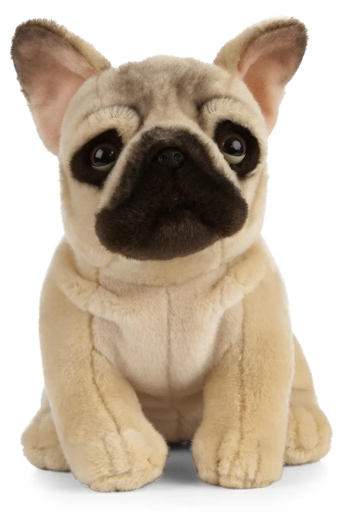 Peluche Bouledogue Français sans Allergie 25 cm - Compagnon Anti-Stress