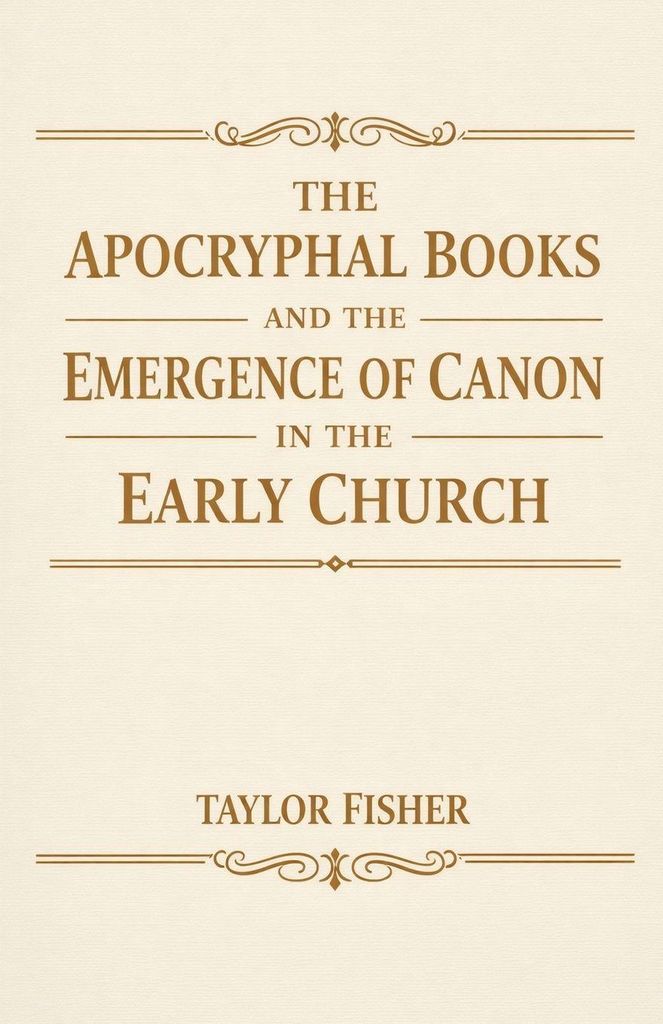 The Apocryphal Books and the Emergence of Canon in the Early Church