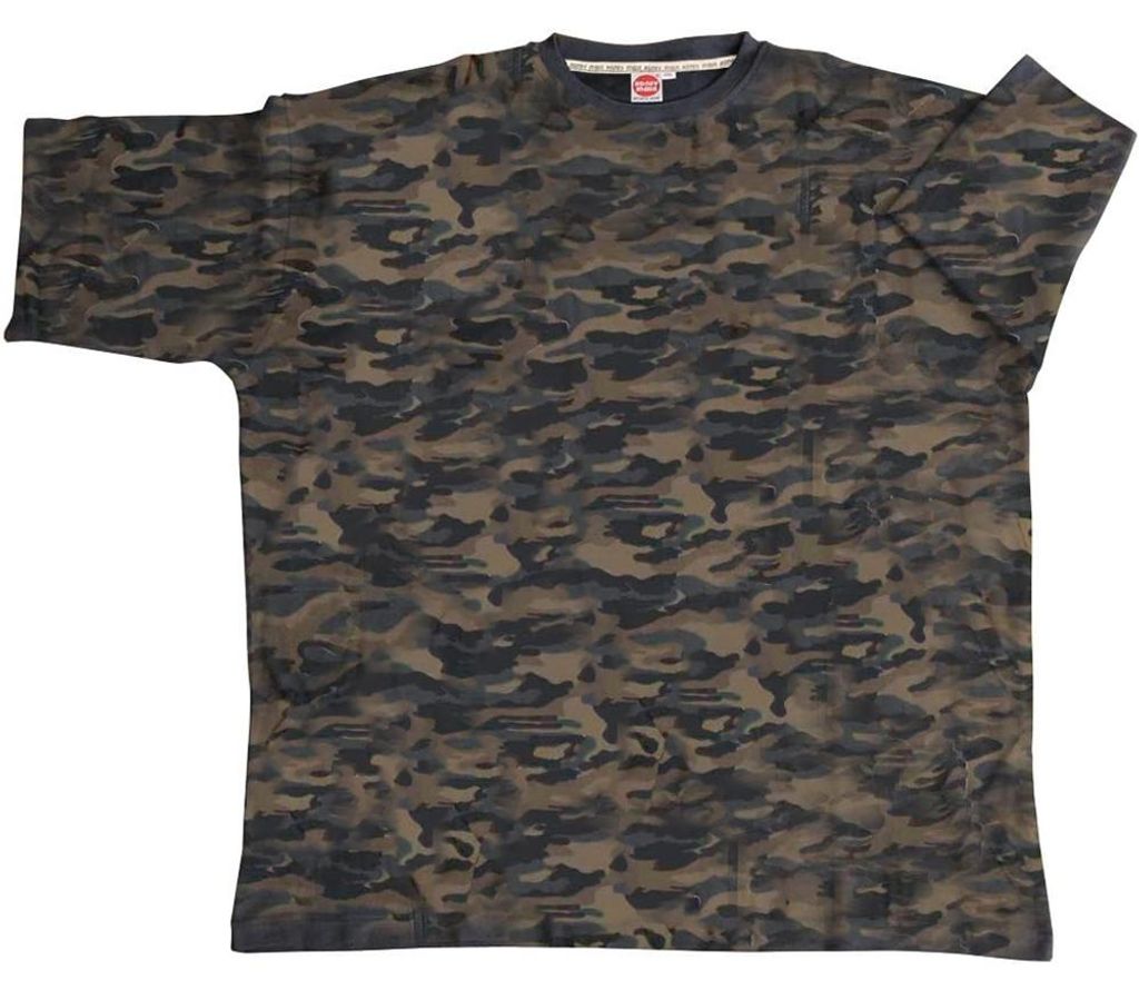 Honeymoon - T-Shirt für Herren, Plus LT3978 (5XL) (Grün/Braun)