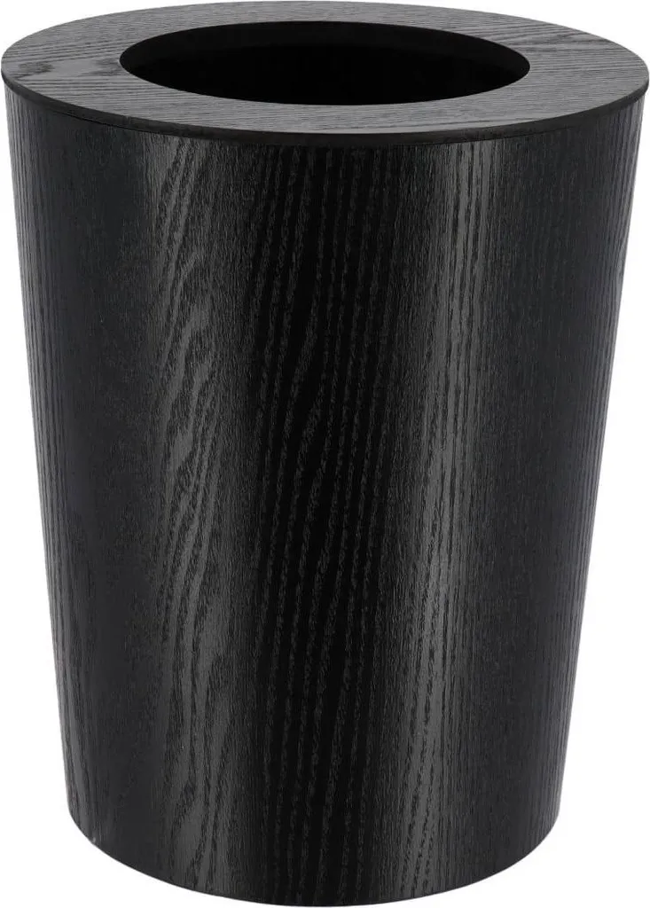 Poubelle 9L Bento Noir Mate 28 cm - Finition Premium et Gain de Place