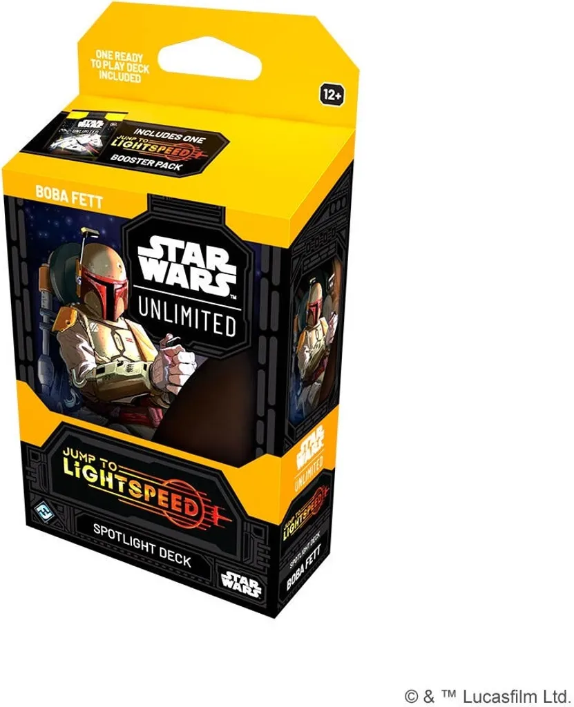 Jeu Star Wars Unlimited avec mécaniques Jump to Lightspeed