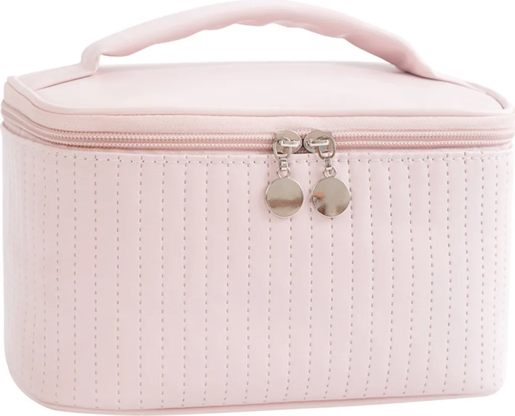 Regalo Donna Perfetto: Borsa Trucco INF Rosa Impermeabile Portatile