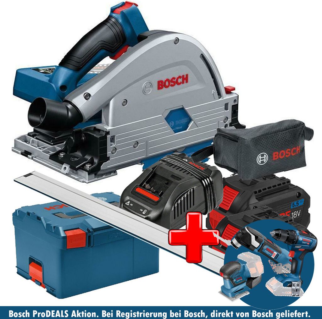 Bosch Akku-Tauchsäge BITURBO GKT 18V-52 GC Produktbild 16