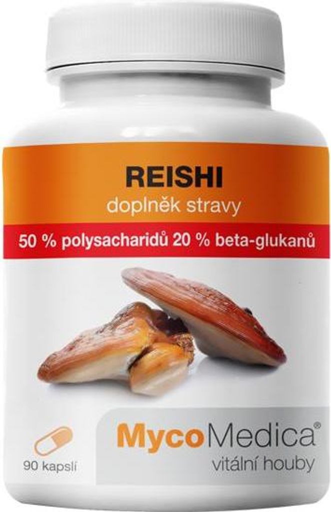 Mycomedica Reishi 50% 90 kapsúl Obrázok produktu 
