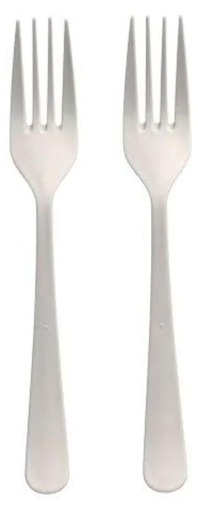 PAPSTAR 96459 PAPSTAR Fourchettes réutilisables, plastique Image du produit 
