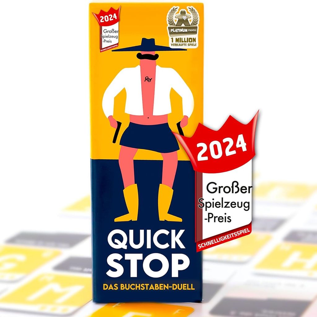 ATM Gaming Quickstop Das Buchstaben-Duell Kartenspiel 2 bis Produktbild 