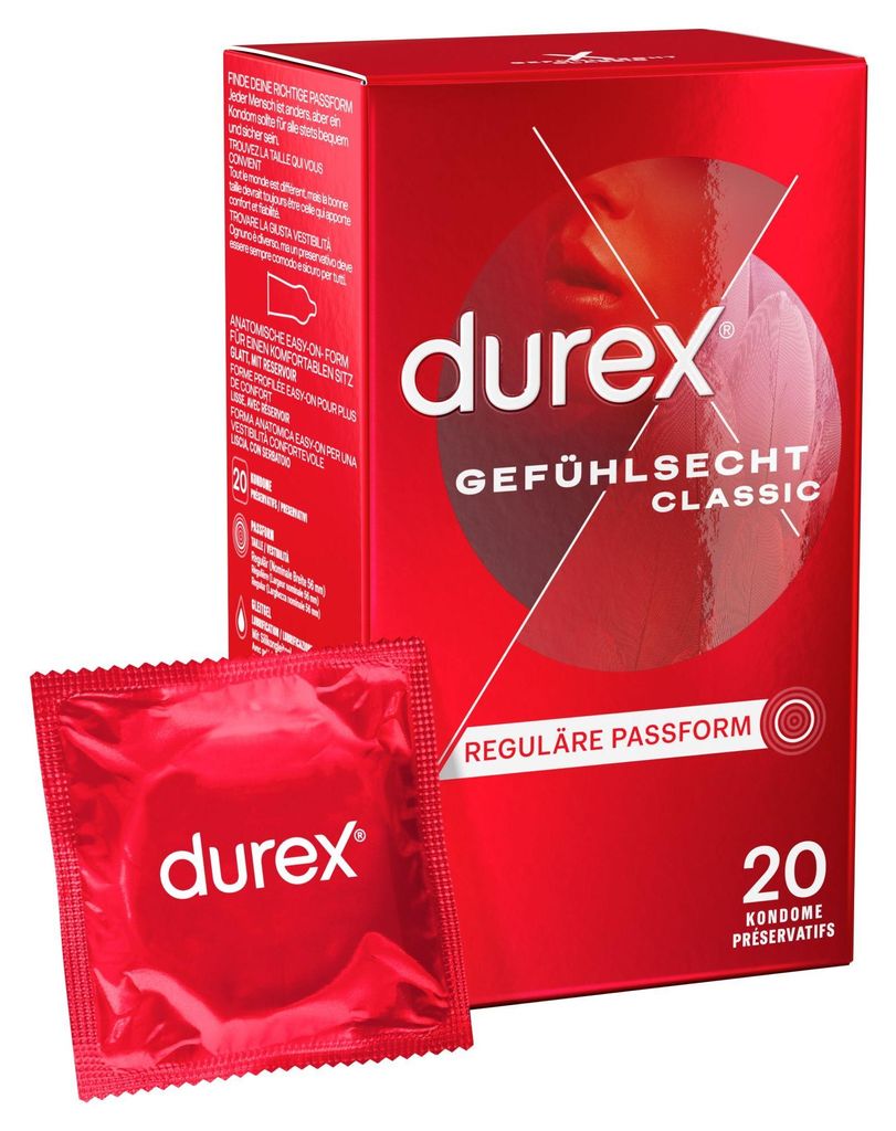 Durex - Gefühlsecht - preservativi Immagine del prodotto 